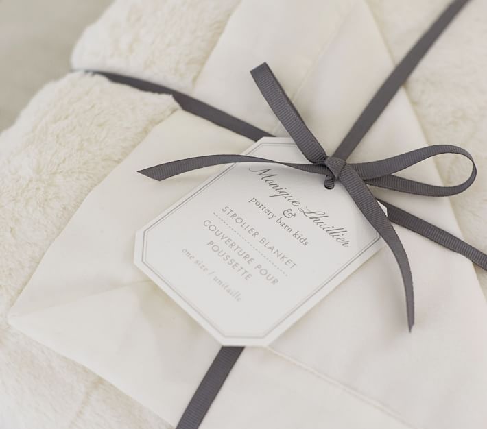 Monique Lhuillier Channel FauxFur Baby Blankets Pottery Barn Kids