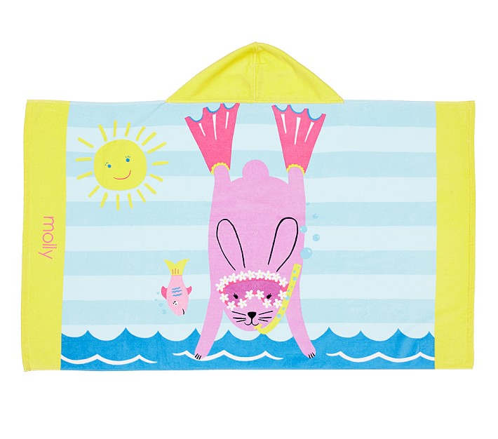 Beach Bunny Kid Beach Hooded Towel Pottery Barn Kids