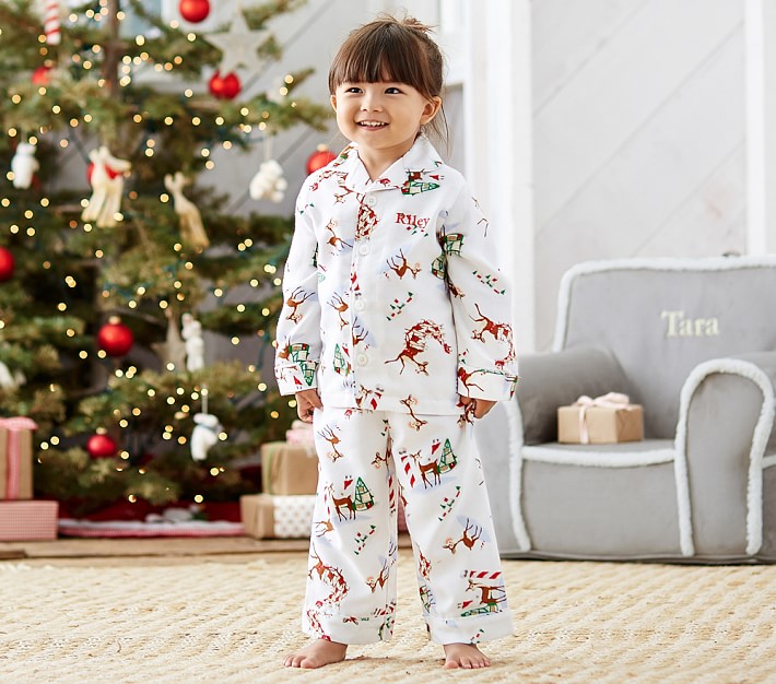 Details about   Rudolph The Red Nose Reindeer Licensed 2 Piece Toddler Flannel Pajamas Set 