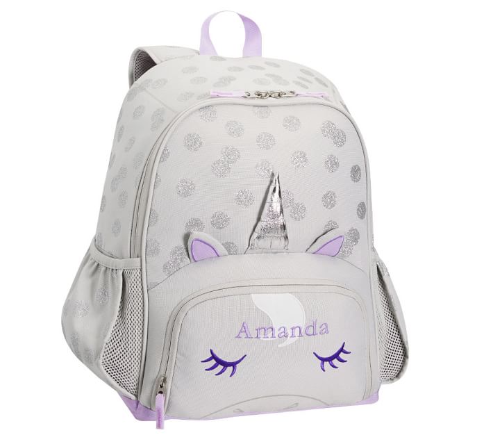 Mackenzie Critter Unicorn Kids Backpack Pottery Barn Kids