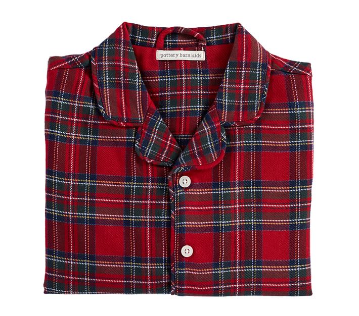 Tartan Plaid Loose Fit Kids Pajama | Pottery Barn Kids