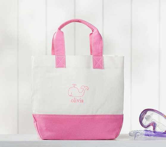 kids beach tote