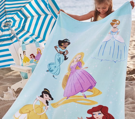 Disney Princess Licensed Girls Kids Towels Bath Beach Cotton Rich Swimming Pool 