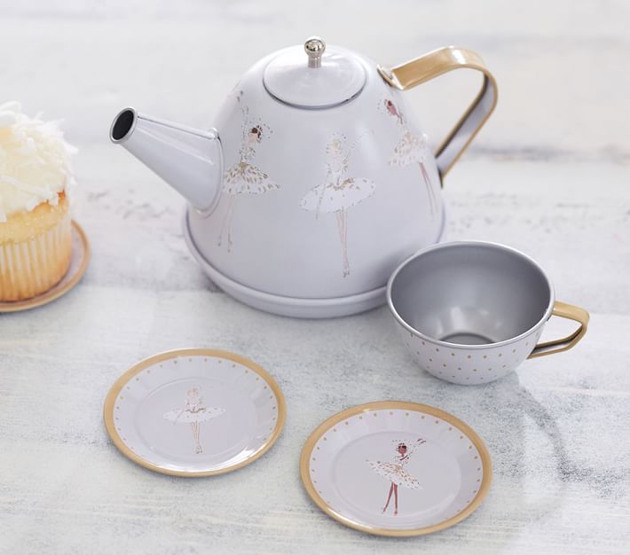 Ballerina Mini Kids Tea Set | Pottery Barn Kids