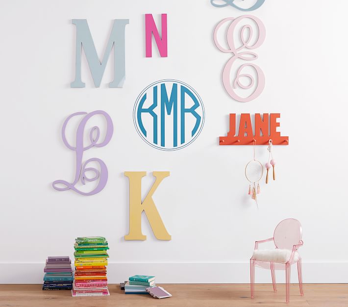 Modern Wall Letters Pottery Barn Kids