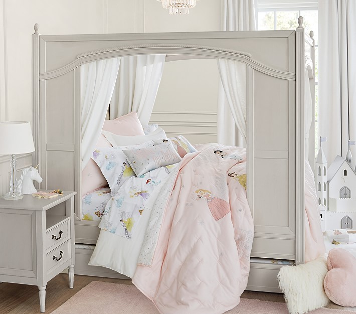 Disney Princess Castles Organic Kids Sheet Set Pottery Barn Disney Princess Castles Organic Kids, Disney Princess Nursery Furniture