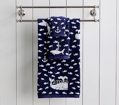 nautical bathroom hand towels