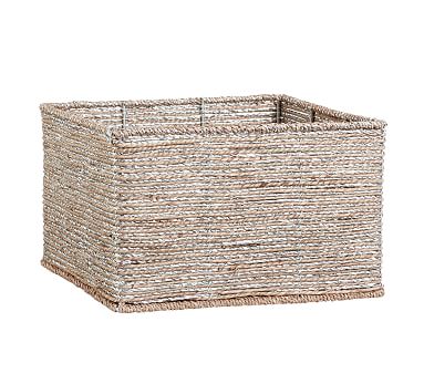 Silver Rope Utility Basket
