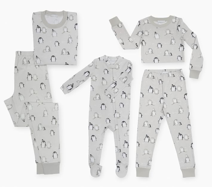 Penguin Organic Pajama Set Pottery Barn Kids