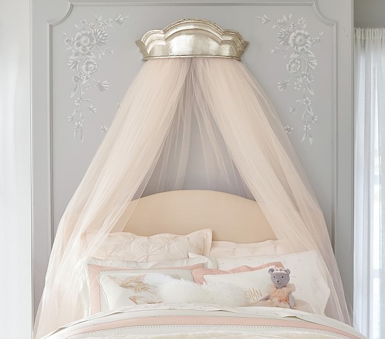 Pottery Barn Kids Lavender Harper Swag Girls Bed Canopy Brand New In Packaging 