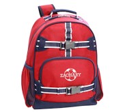 포터리반 키즈 맥켄지 초등 백팩 Potterybarn Mackenzie Red Navy Trim Solid Backpacks