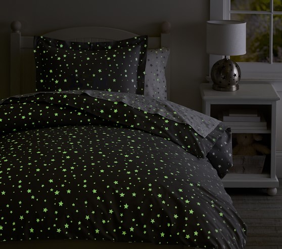 glow in the dark bed covers