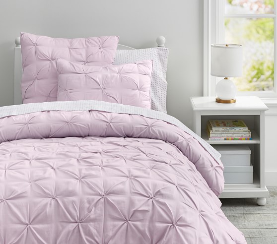 Details about   Pottery Barn Kids Pink Quilted Bedspread Twin Comforter And Pillow Sham Set 