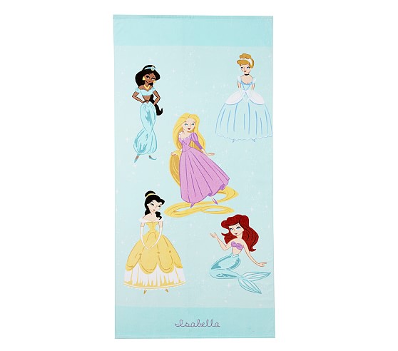 Disney Princess Girls Kids Towel Bath Beach Summer Ariel Aurora Rapunzel 70x140 