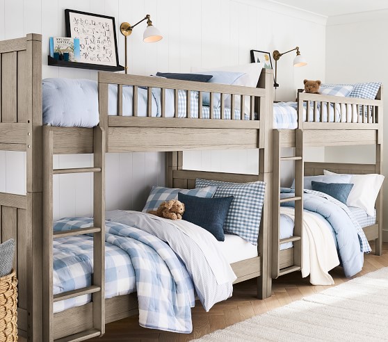 Camp Twin Over Kids Bunk Bed, How To Put Sheets On Top Bunk Bed