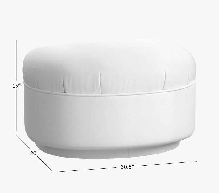 Lola Swivel Nursery Glider & Ottoman Pottery Barn Kids