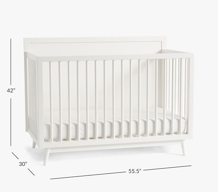 Mid Century Modern Convertible Crib Pottery Barn Kids