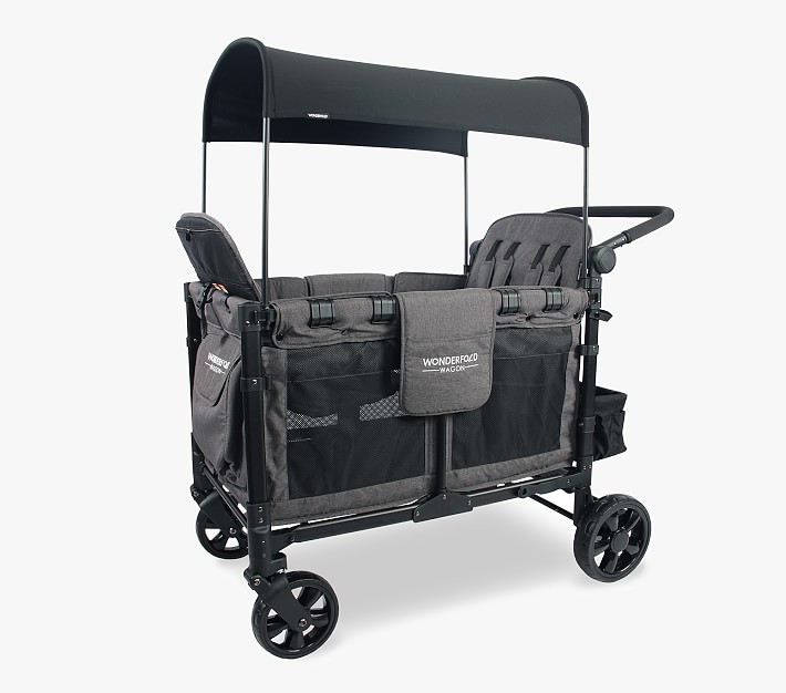 Wonderfold W4 Elite Multifunctional Quad Stroller Wagon | Pottery Barn Kids