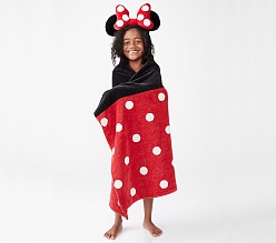 Disney Minnie Mouse 3Piece Infant Rolled Hooded Towel in PVC Bag 