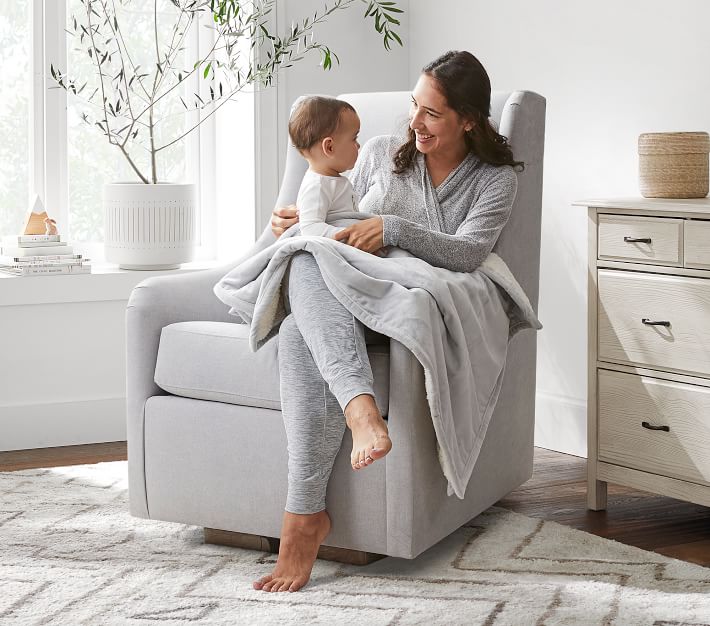Merced Nursery Glider & Ottoman Pottery Barn Kids