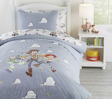 Pottery Barn Kids Disney Pixar Toy Story Standard Pillowcase Woody Buzz SET OF 2 