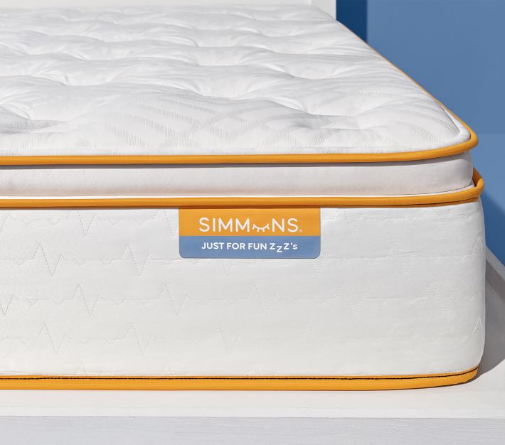 Simmons® Sleep Goalzzz Plush Pillow Top Mattress Pottery Barn Kids