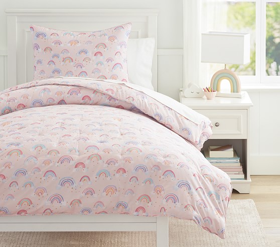 pottery barn rainbow duvet cover