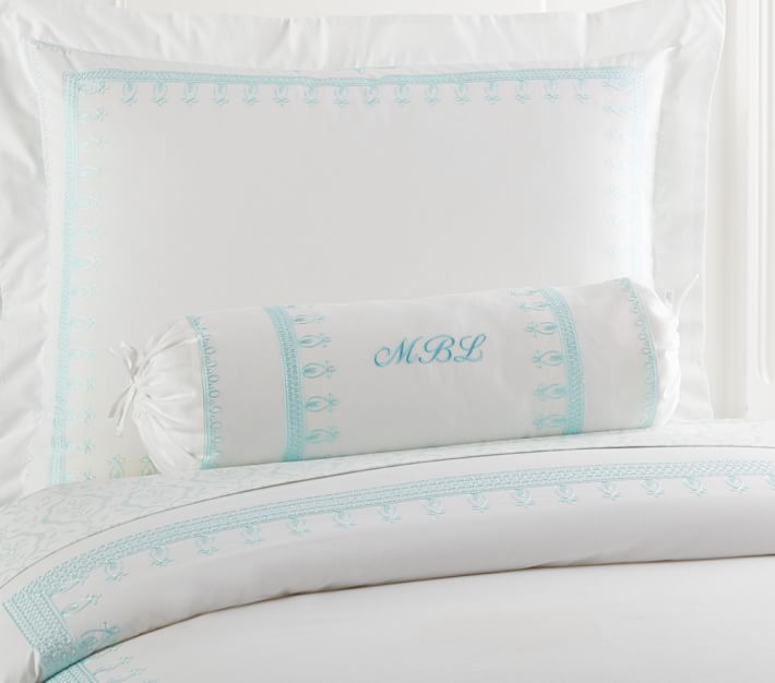Embroidered Duvet Cover & Shams Pottery Barn Kids