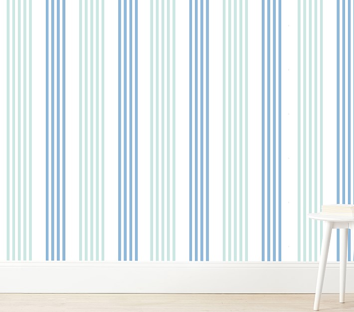 Surrey Stripe Wallpaper Pottery Barn Kids