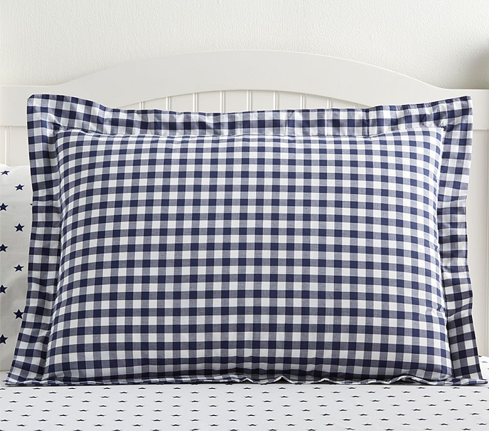 Organic Flannel Buffalo Check Kids' Duvet Cover Pottery Barn Kids
