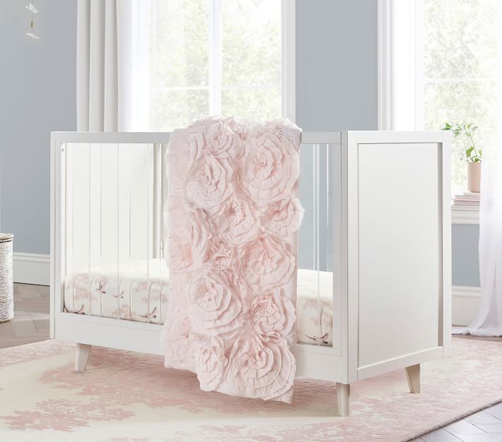 Sloan Acrylic Convertible Baby Crib Pottery Barn Kids