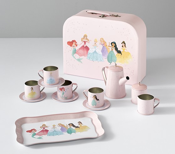 pottery barn disney tea set