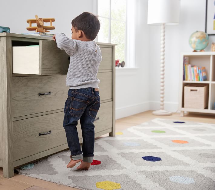 Multi Dot Rug Patterned Rugs Pottery Barn Kids