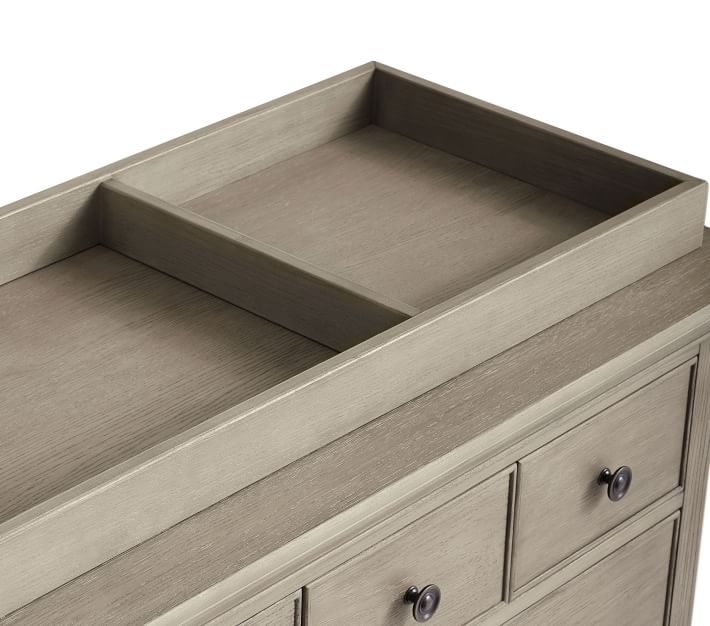 Larkin Extra Wide Changing Table Dresser & Topper Pottery Barn Kids