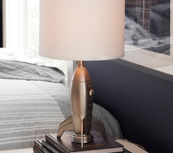Rocketship Table Kids Lamp Pottery Barn Rocketship Table Kids Lamp Pottery, Rocket Ship Lamp Shade