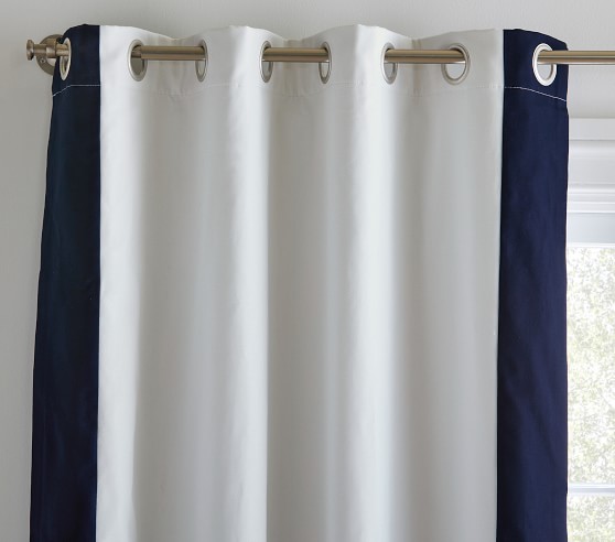 Details about   NWT Potter Barn kids Color Pop Blackout Pane 44 x 96 inches Linen Navy $109 