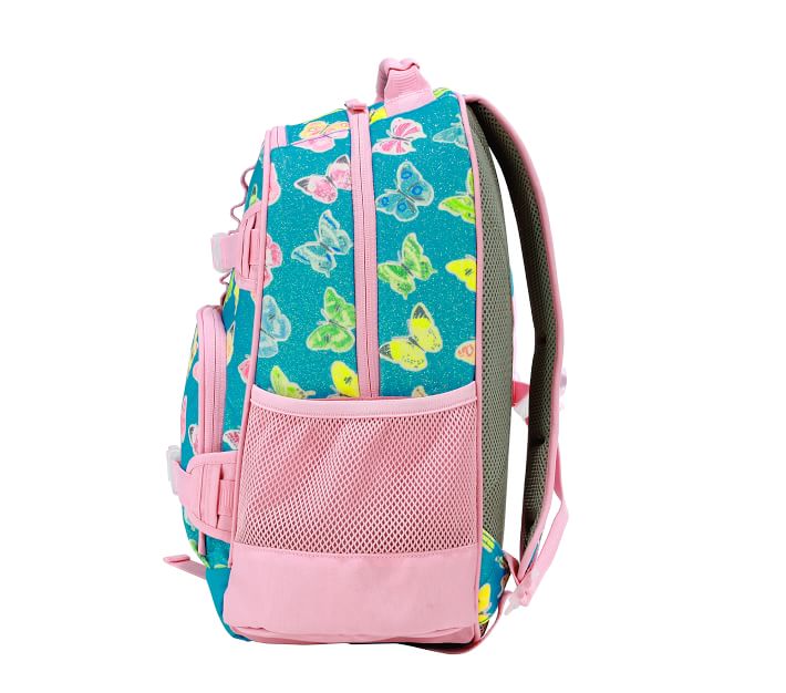 Mackenzie Rainbow Butterfly Glitter Backpacks | Pottery Barn Kids