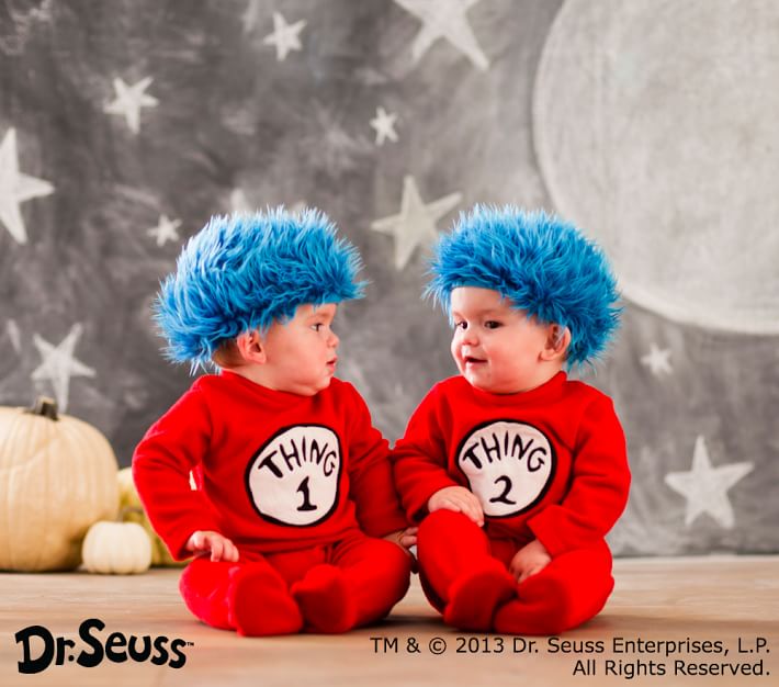 Kids Dr. Seuss's Thing 1™ and Thing 2™ Halloween Costume | Pottery Barn ...