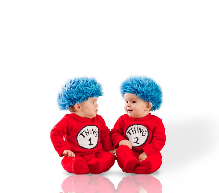 THING 1 THING 2 Dr Seuss Inspired Baby Onesie 