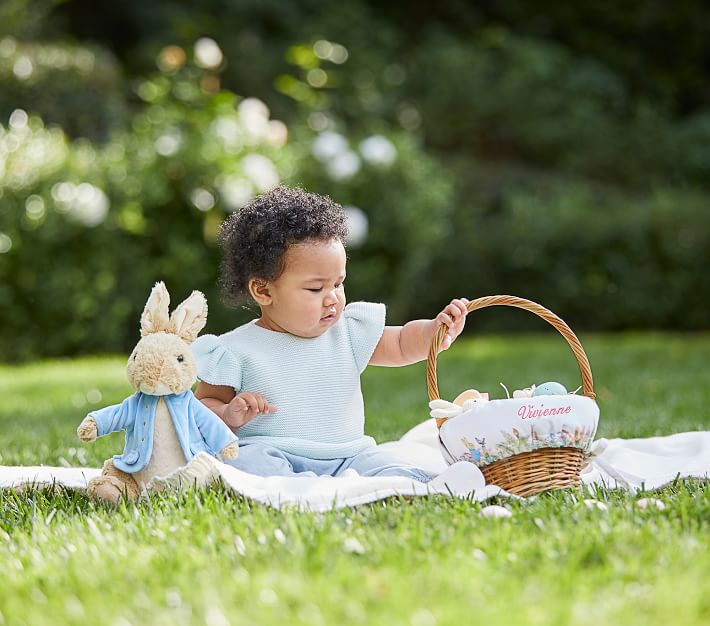 Peter Rabbit™ Easter Basket Liners Pottery Barn Kids