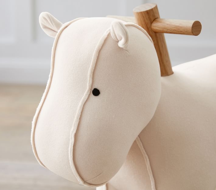 Hippo Cotton Plush Rocker Pottery Barn Kids