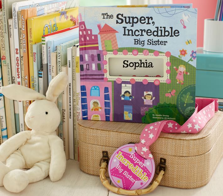The Super, Incredible Big Sister Personalized Book Kids Books