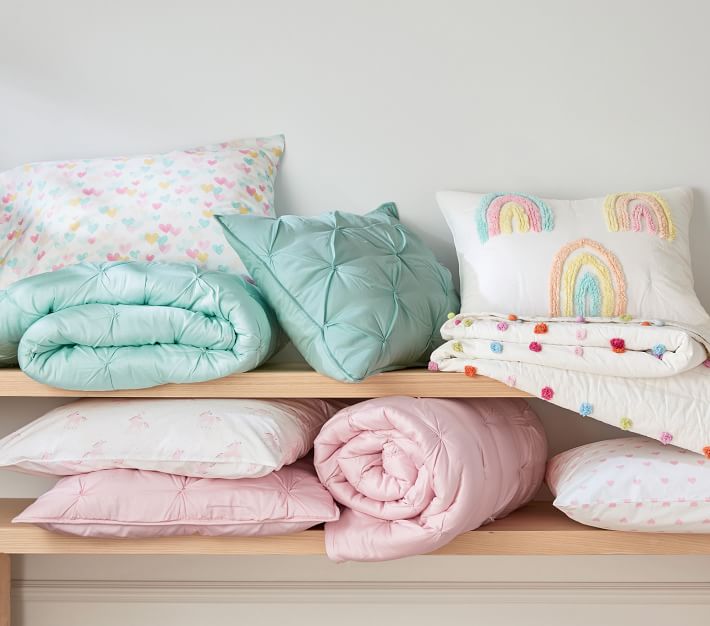 Candlewick Rainbow Comforter & Shams Pottery Barn Kids