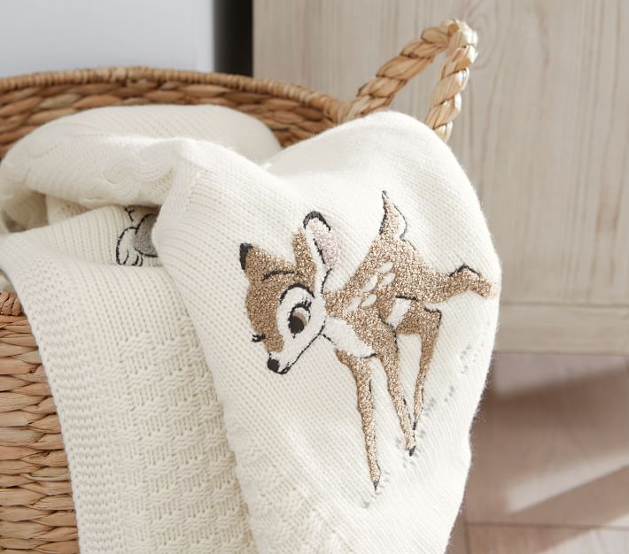 Disney Bambi Heirloom Baby Blanket Pottery Barn Kids