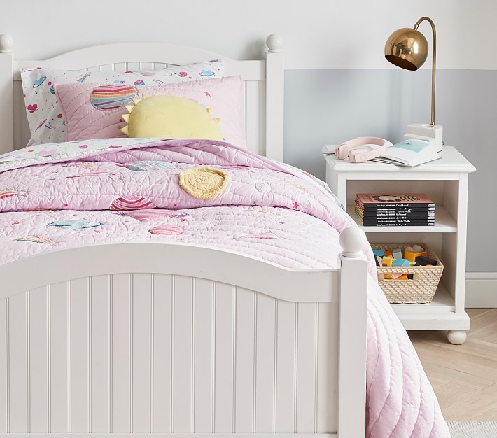 Galaxy Hearts GlowintheDark Quilt & Shams Pottery Barn Kids