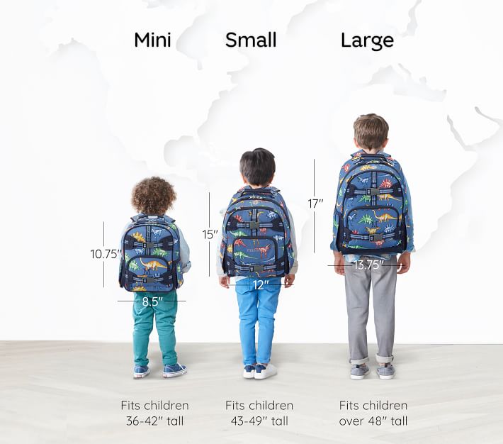 Mackenzie Blue Multi Dinos Backpack & Lunch Bundle, Set Of 3 | Pottery ...