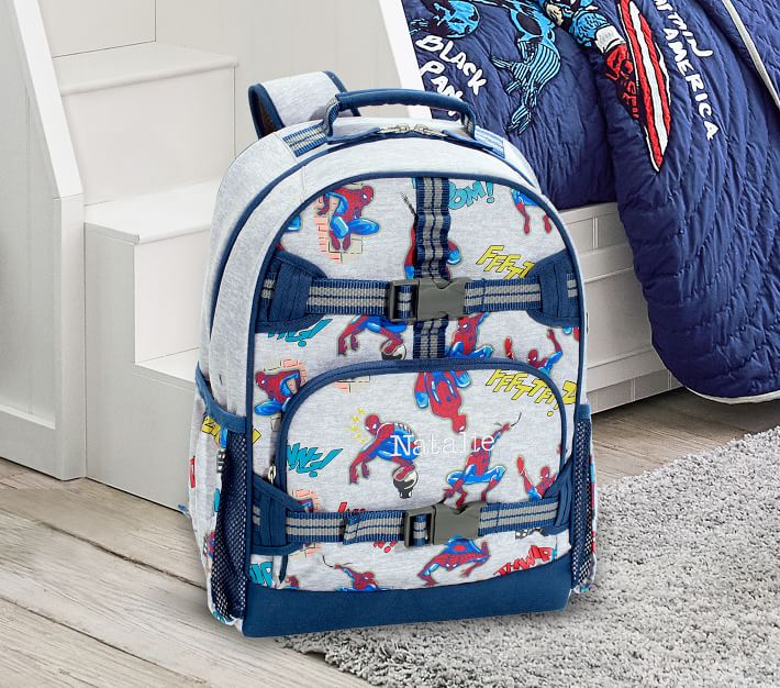 Mackenzie Marvel's SpiderMan GlowintheDark Backpacks Pottery Barn Kids