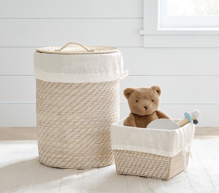 Quinn Basket Liners Pottery Barn Kids
