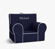 pottery barn monogram chair