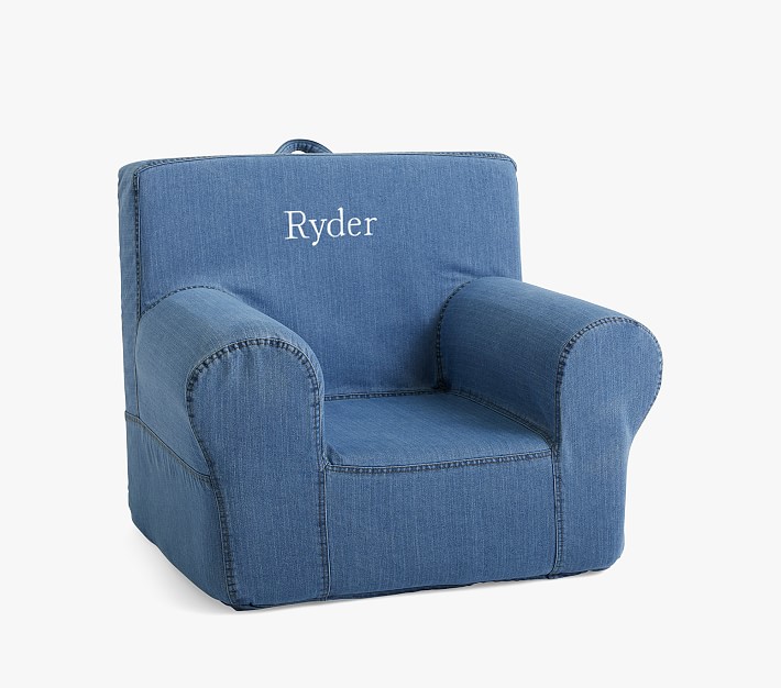 Denim Anywhere Chair® Kids Armchair Pottery Barn Kids